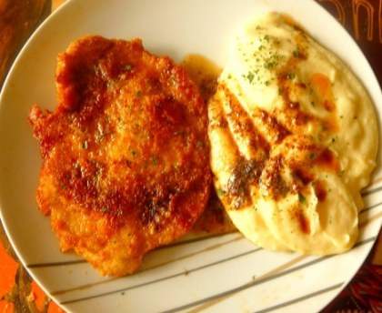 Escalopes de veau panées