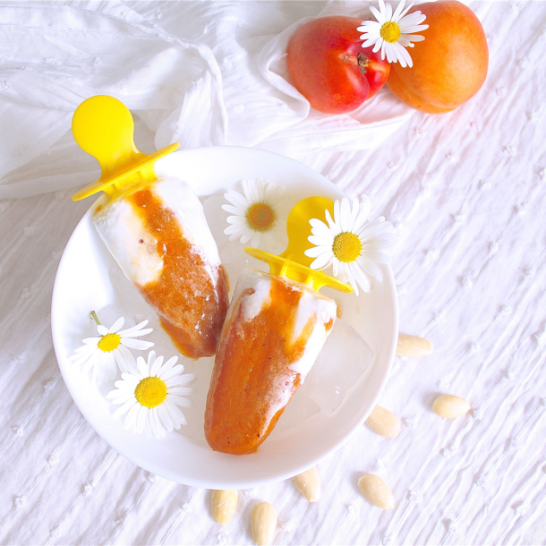 Esquimaux abricot et crème d'amandes