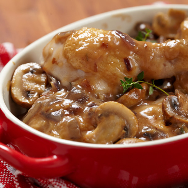 Faisan aux champignons minceur
