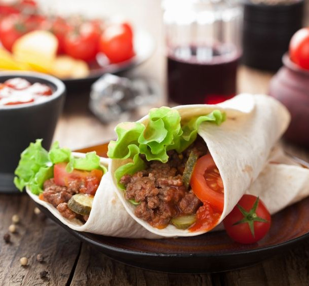 Fajitas à la viande hachée
