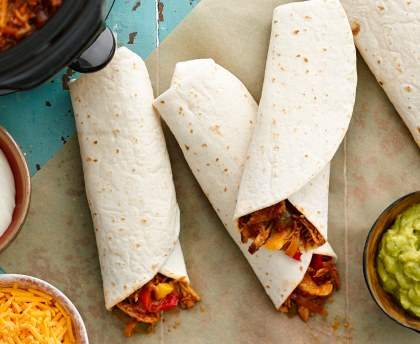 Fajitas faciles au poulet sans piment