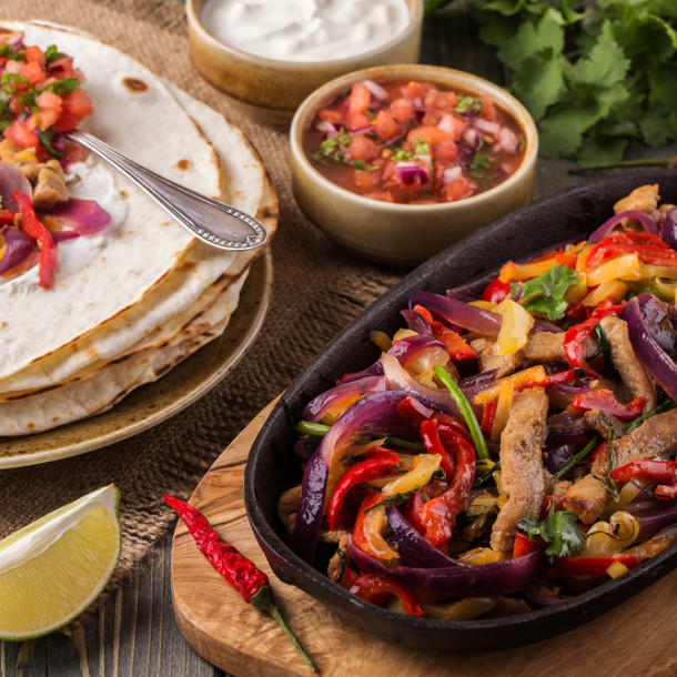 Fajitas sans gluten