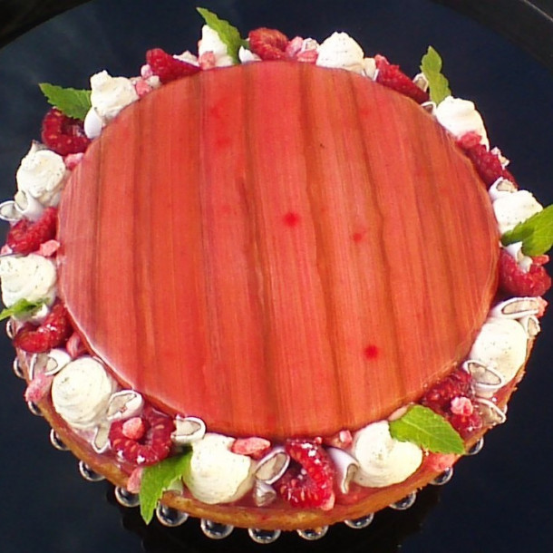 Fantastik rhubarbe vanille fraises