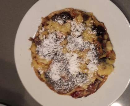 Far minute aux pommes et à la confiture de Sonia