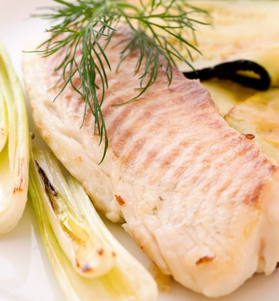 Farfalles aux poireaux et filets de limande