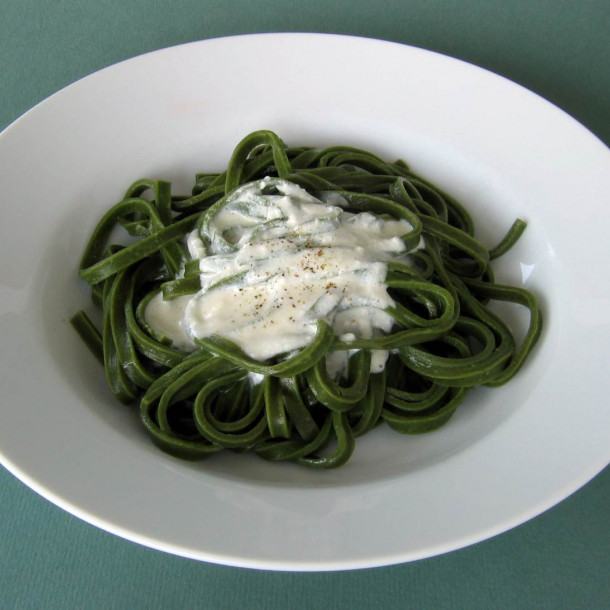 Fettuccine aux trois fromages minceur