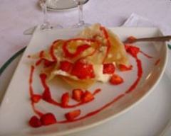 Feuille à feuille de fraises au miel de ronce de la forêt des légendes