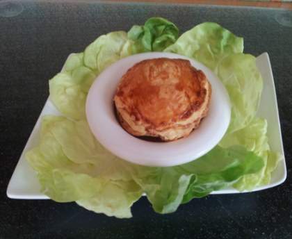 Feuilleté au chèvre et basilic