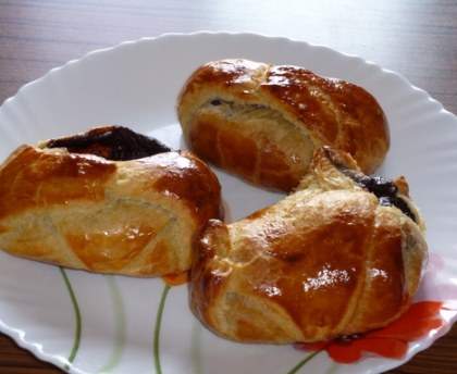 feuilleté choco banane