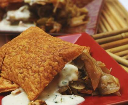 Feuilleté d'endives au roquefort