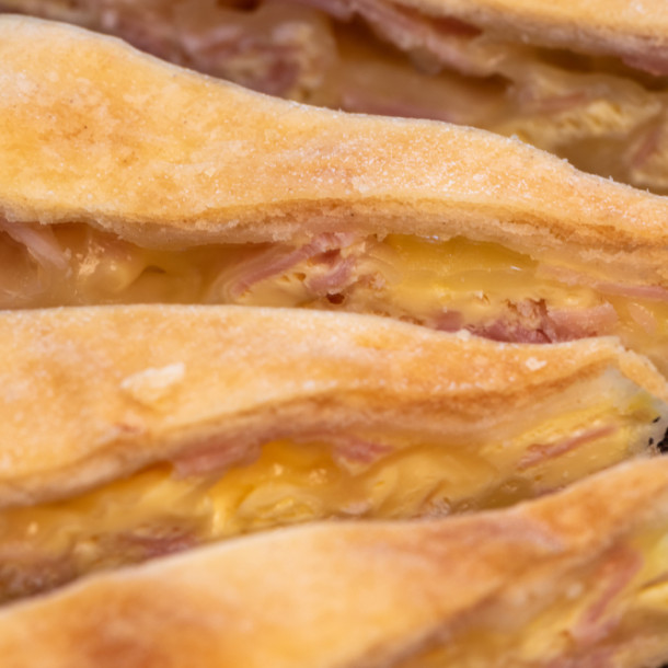 Feuilleté parisien au jambon et aux champignons