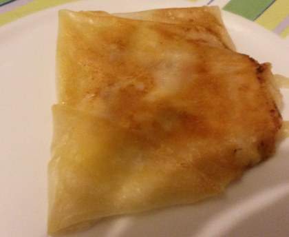 Feuilletés à  la mozzarella et au jambon cru