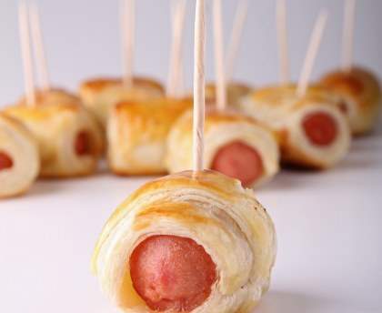 Feuilletés au cervelas