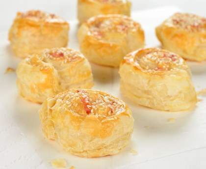 Feuilletés de saint jacques sauce nantua