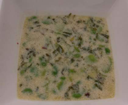 Fèves à la menthe et à la crème