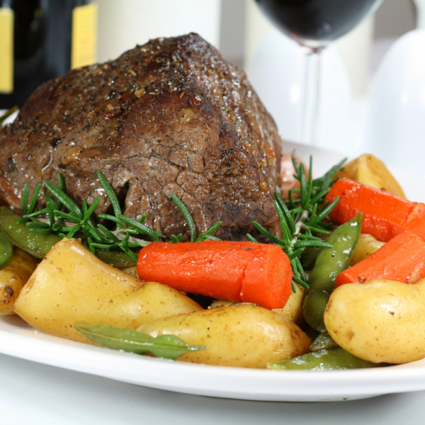 Filet de boeuf aux petits légumes