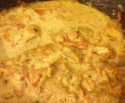Filet de Colin au curry