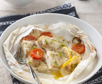 Filet de colin en papillote