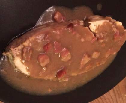 Filet de dinde, sauce moutarde et vinaigre balsamique