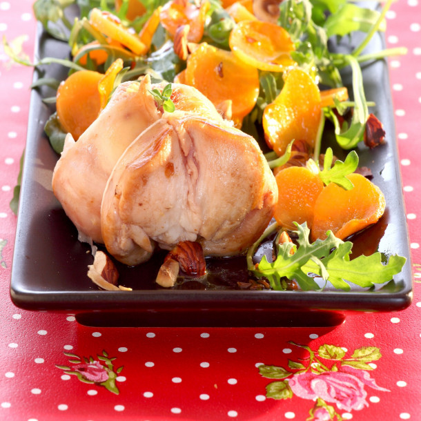 Filet de lapin aux carottes et roquette minceur