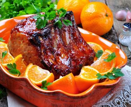 Filet de marcassin à l'orange