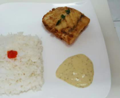 Filet de poisson à la moutarde