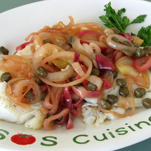 Filet de poisson, sauce aigre-douce
