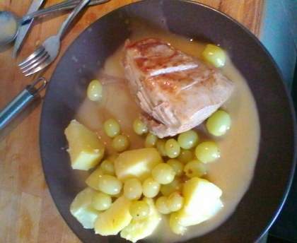 Filet de porc au Pineau des Charentes