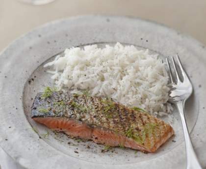 Filet de saumon au barbecue