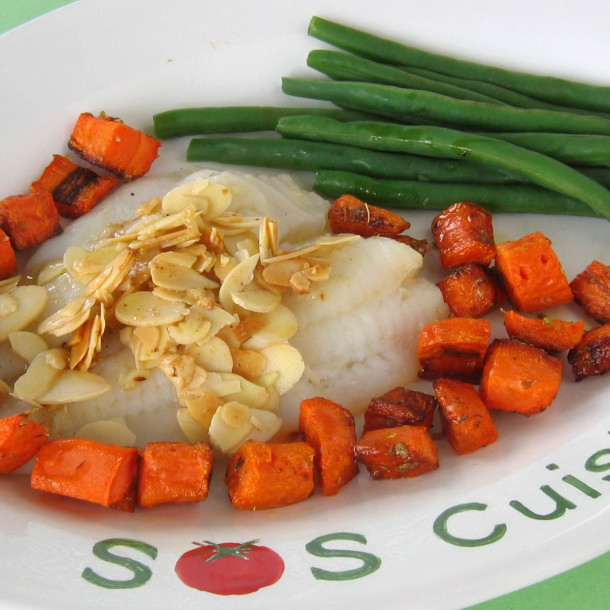 Filet de sole amandine