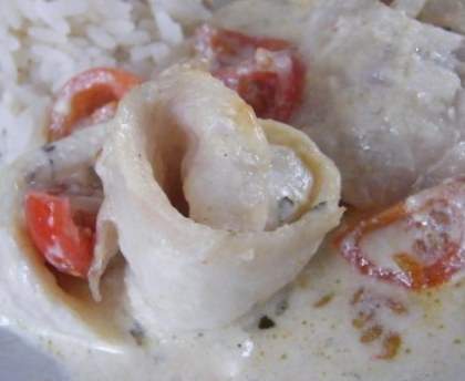 Filet de sole en papillote