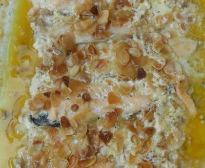 Filet de truite aux amandes (four)