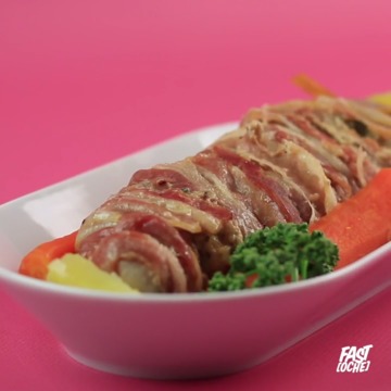 Filet mignon à la Fourme d’Ambert et au bacon par FAST[OCHE]®