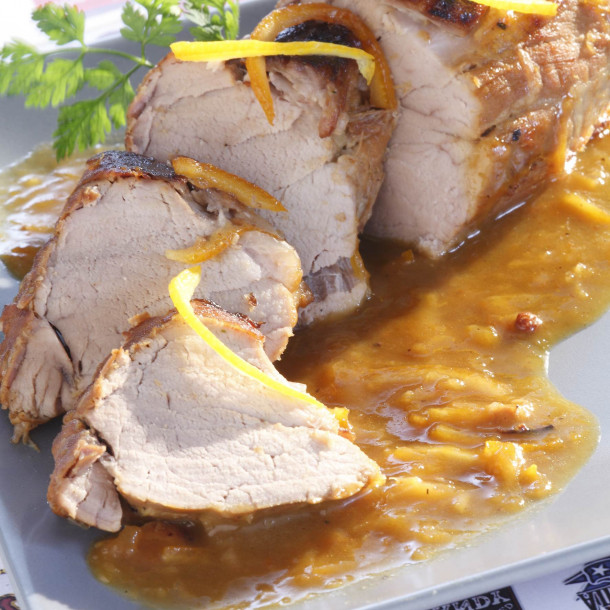 Filet mignon au gingembre et à l'orange
