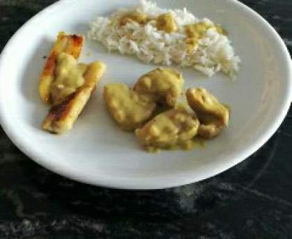 Filet mignon au lait de coco