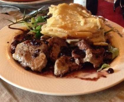 Filet mignon aux myrtilles