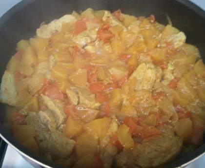 Filet mignon de porc au curry