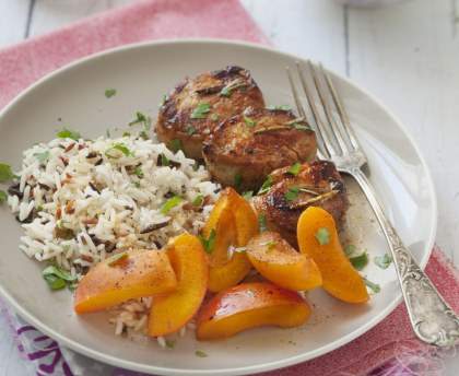Filet mignon de porc aux abricots