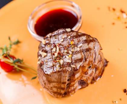 Filet mignon de veau au cidre