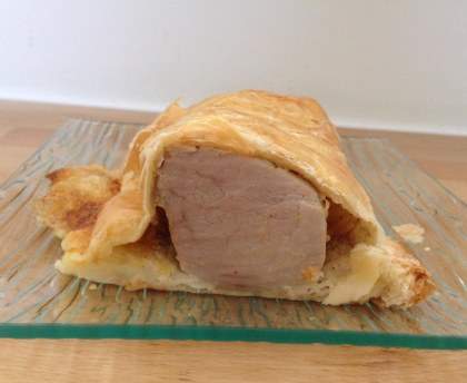 Filet mignon en croûte à la moutarde