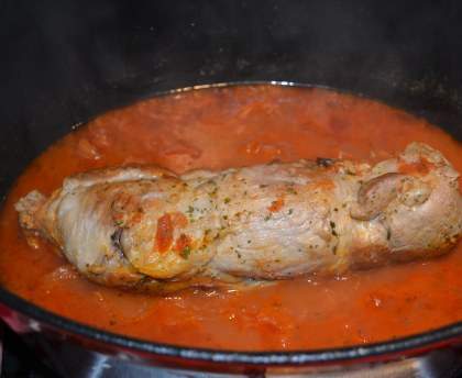 Filet mignon facile tomates et vin blanc