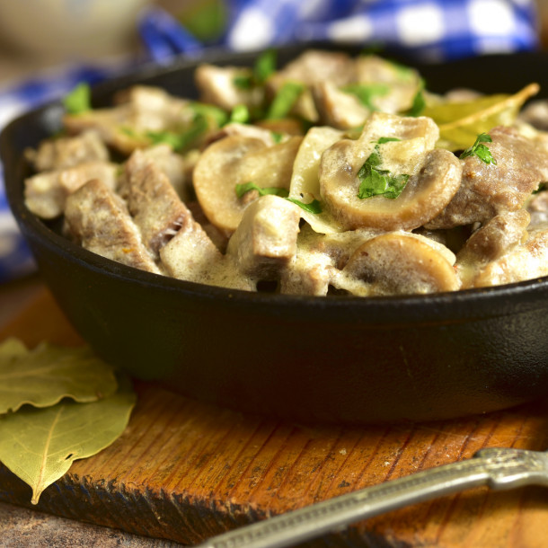 Filet mignon sauce moutarde