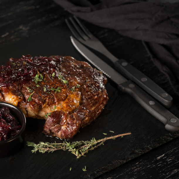 Filet mignon sucré salé au miel 