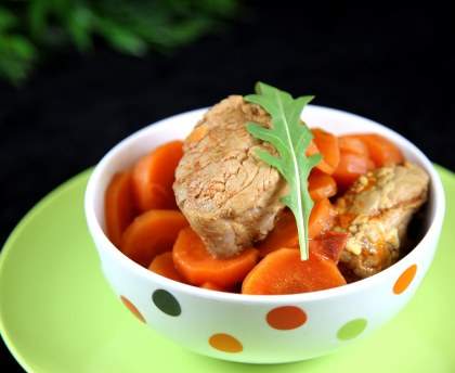 Filet mignon tandoori aux carottes
