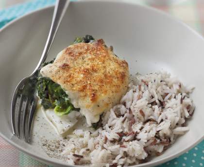 Filets de cabillaud à la florentine