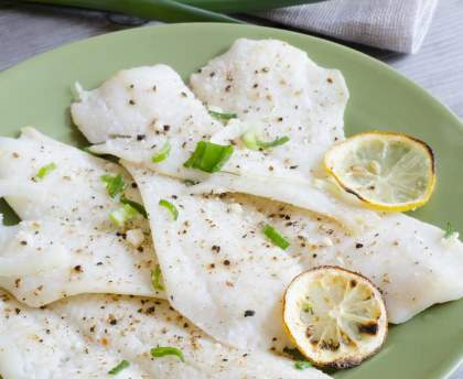 Filets de cabillaud sauce citron 