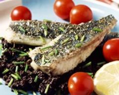 Filets de daurade à la tapenade de thym