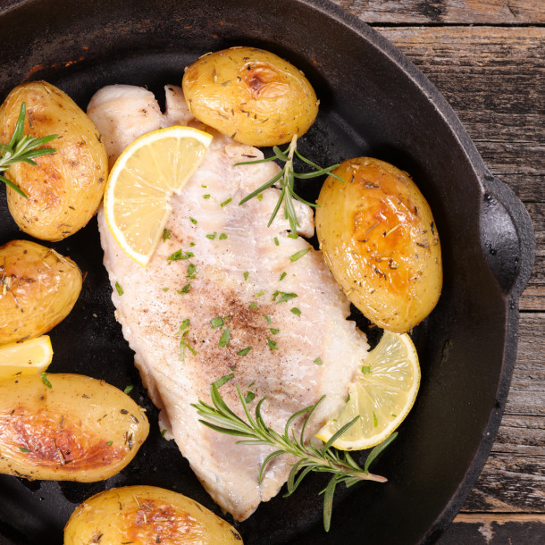 Filets de grondin au cidre