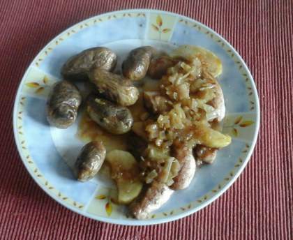 Filets de lapin aux pommes et au cidre