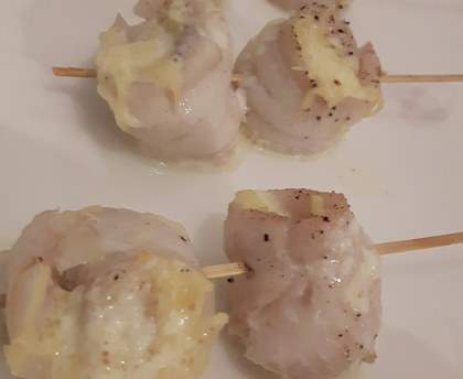 Filets de merlan à a crème et au comté